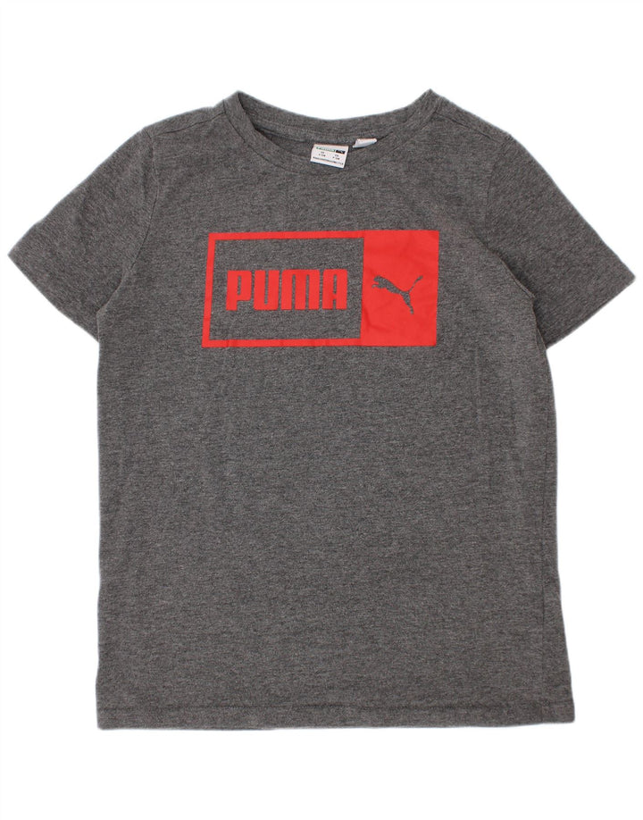 Puma T-shirt graphique pour garçon 7-8 ans Petit gris