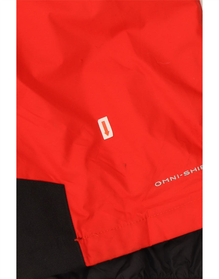 Columbia Pantalon de Ski Omni-Shield Homme Rouge Moyen Nylon Colorblock
