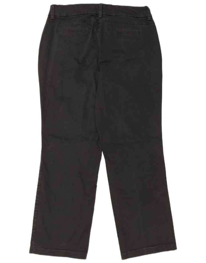 LEE Pantalon décontracté droit coupe courbée pour femme US 16 2XL W36 L31 Noir