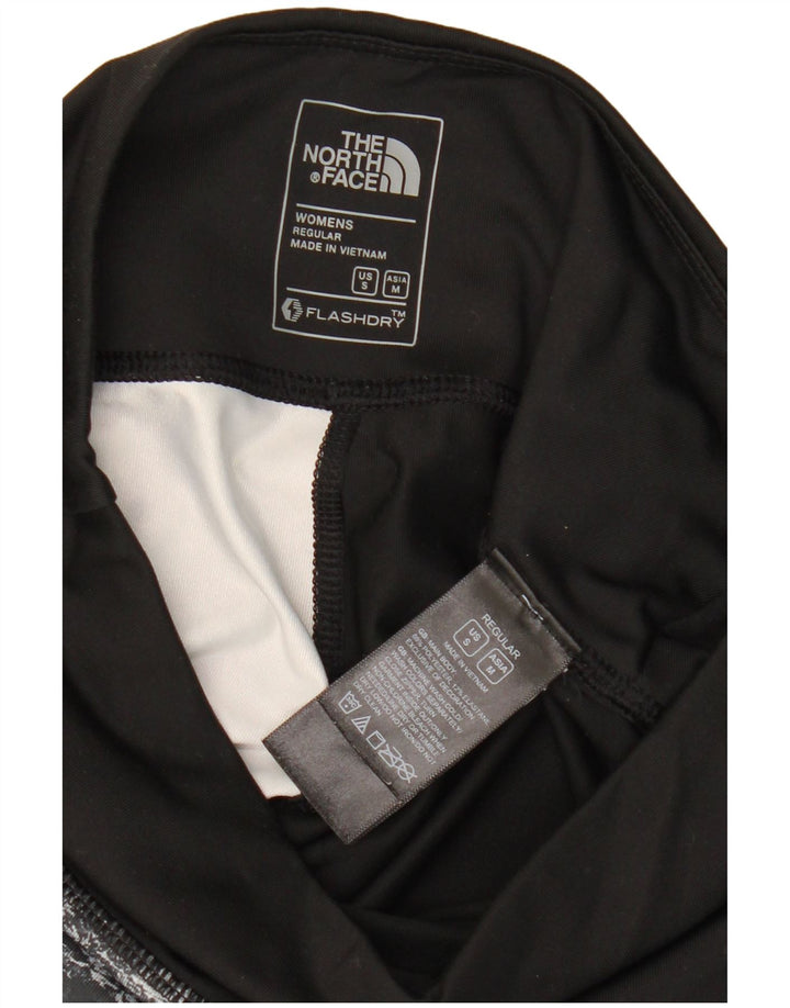 The North Face Leggings graphiques pour femmes UK 14 Medium Black Colourblock