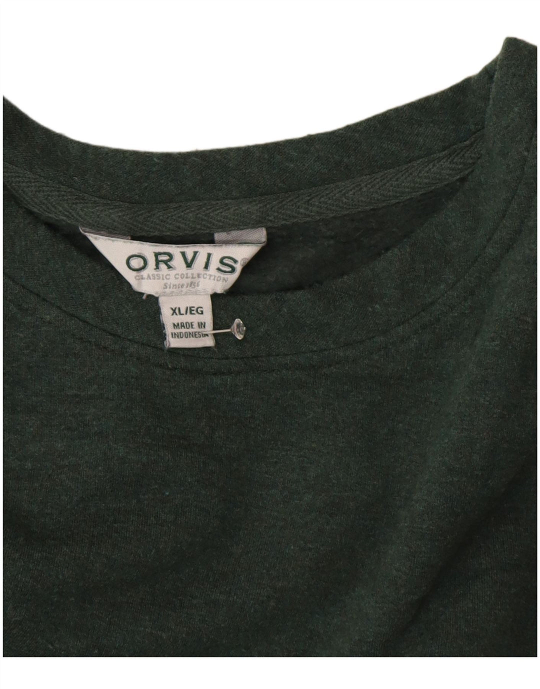ORVIS Sweat-shirt surdimensionné pour femme UK 18 XL Vert
