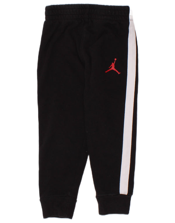 Jordan Pantalon de survêtement de jogging pour bébé garçon 18-24 mois Noir Colorblock