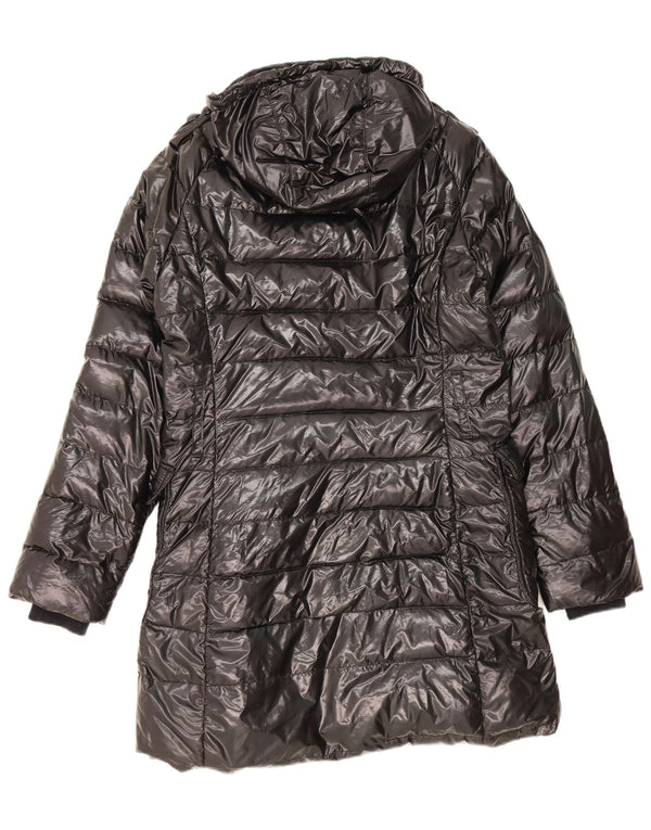 Daniele Alessandrini Manteau matelassé à capuche militaire pour femme IT 46 Large Noir