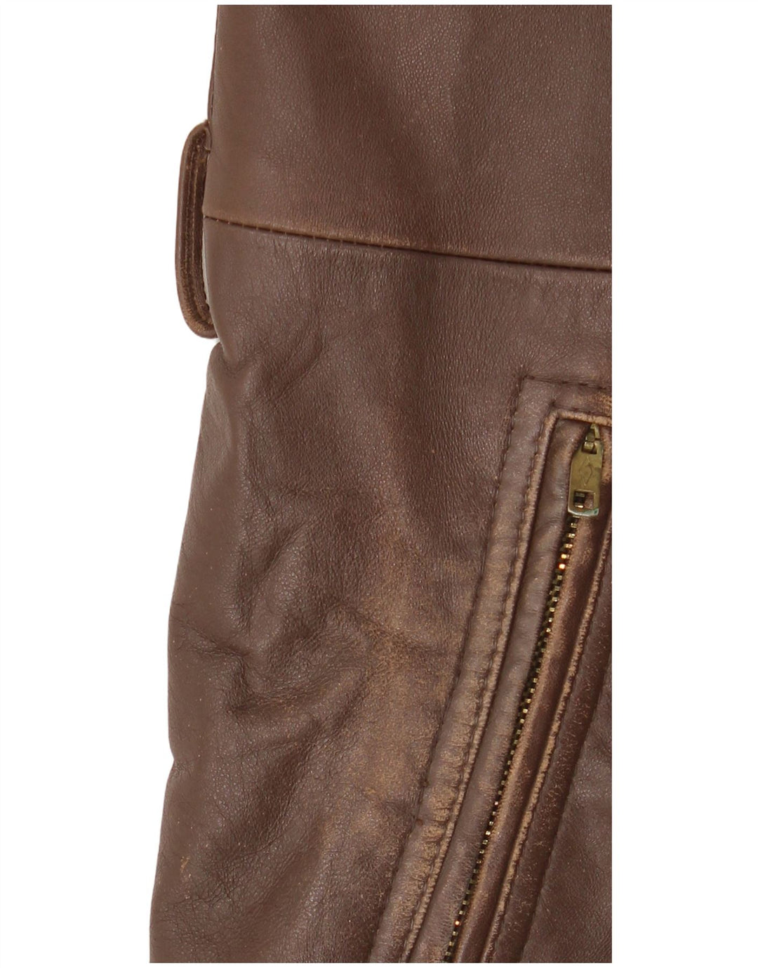 Veste en cuir homme vintage IT 52 XL Cuir marron