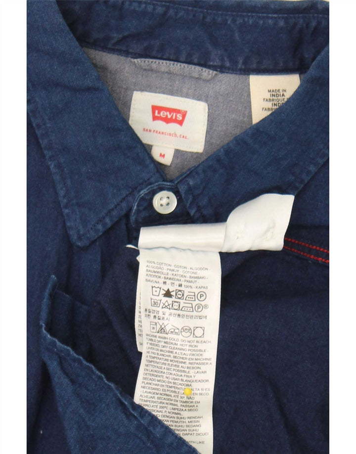 Chemise Levi's pour homme en coton bleu marine moyen