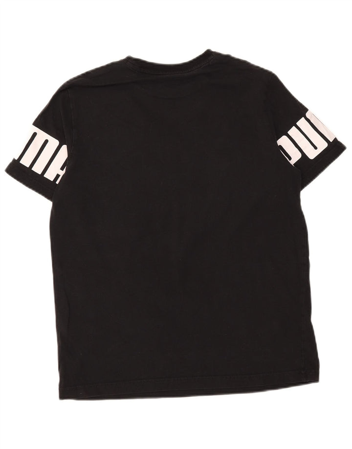 PUMA Boys Graphic T-Shirt Top 13-14 Years Black