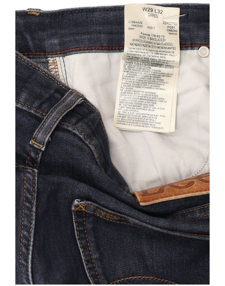 Lee Jeans Daren Slim W29 L32 Homme Bleu Marine Coton