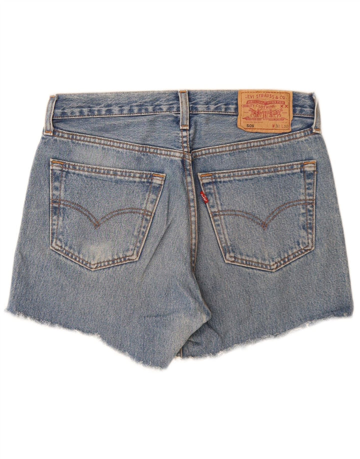 Levi's Short en Jean 501 Femme W32 Large Bleu