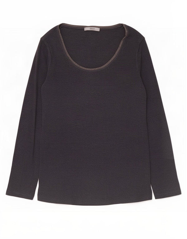 Marks & Spencer Haut à manches longues pour femme UK 18 XL Gris Coton