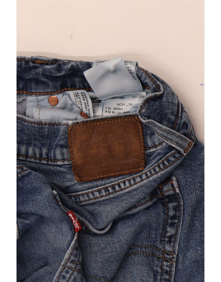 Levi's Jean Slim Homme W34 L34 Bleu Coton