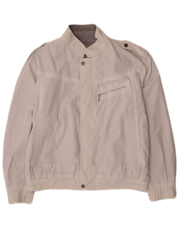 Faciba Veste Militaire Réversible Homme IT 50 Large Blanc Polyester