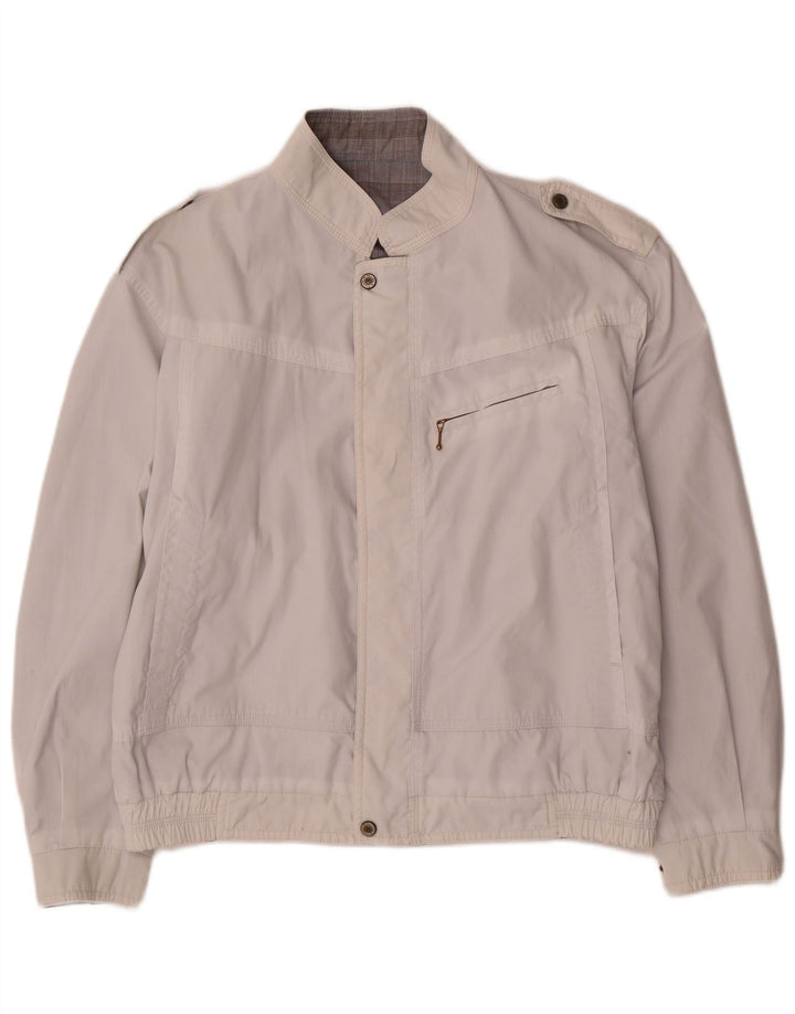 Faciba Veste Militaire Réversible Homme IT 50 Large Blanc Polyester