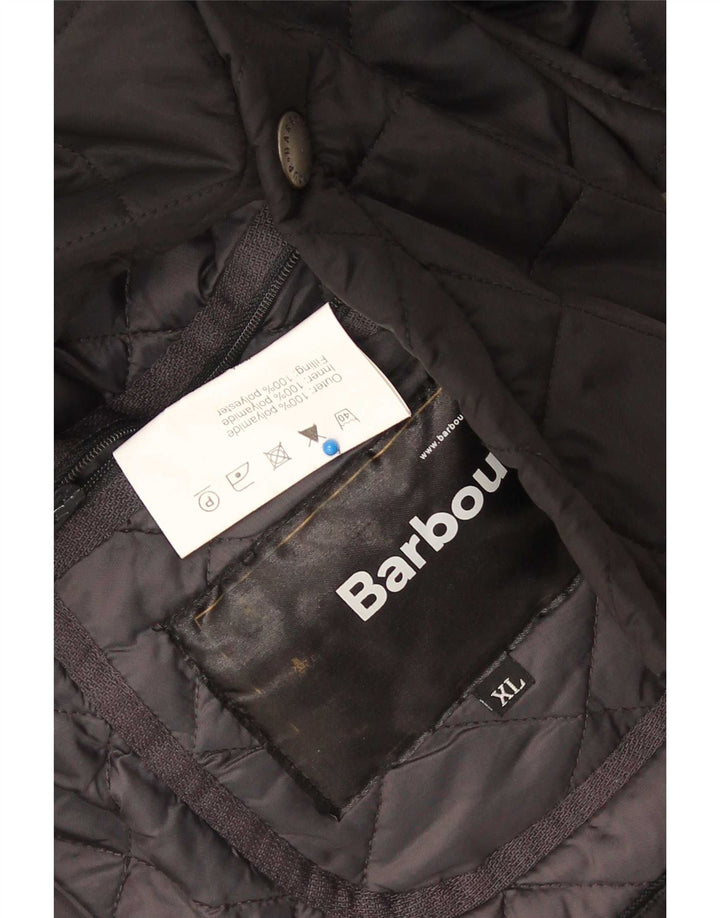Barbour Pardessus matelassé pour homme UK 44 XL Noir Polyamide