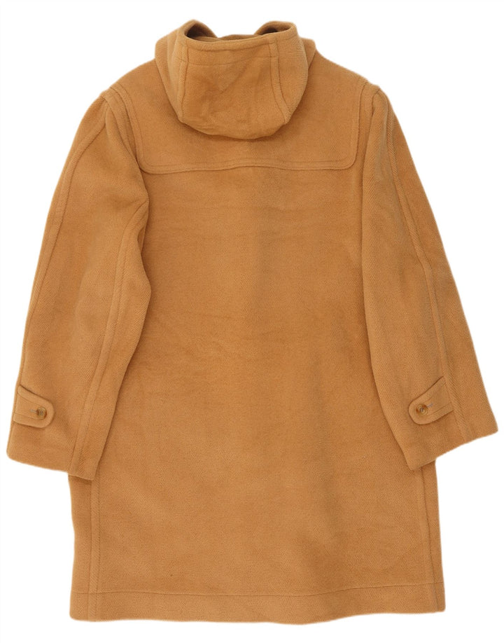 Invertere Duffle Coat à capuche pour homme UK 38 Laine vierge beige moyen