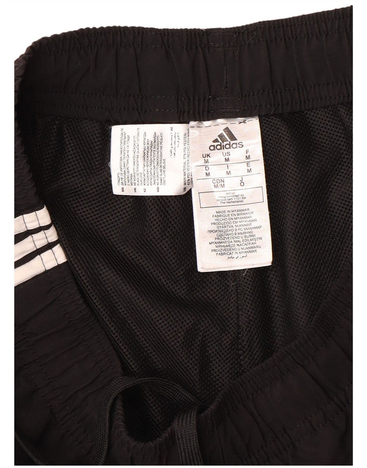Adidas Short de sport pour homme en polyester color block noir moyen