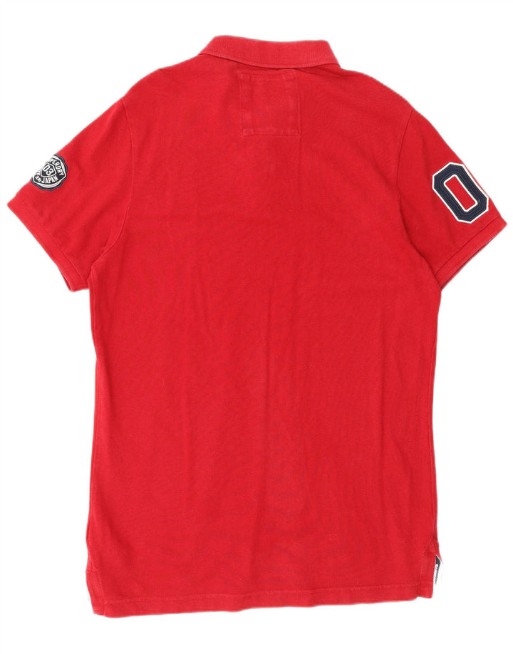 Superdry Polo Graphique XL Coton Rouge Homme