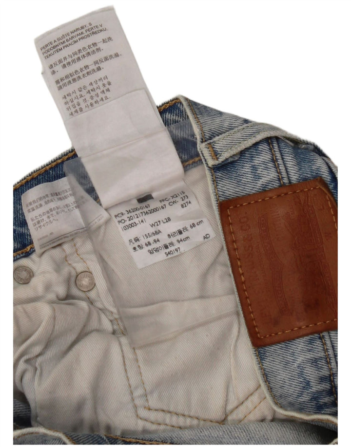 LEVI'S Jean Droit Homme W27 L28 Bleu Coton