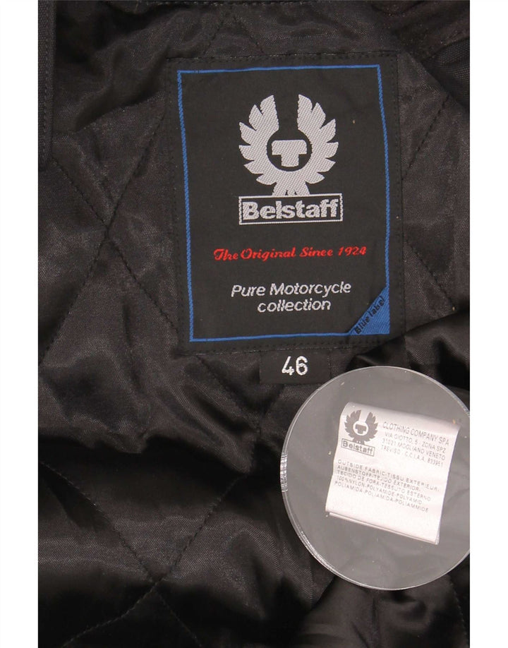 Belstaff Veste Racer Femme IT 46 Large Noir Nylon