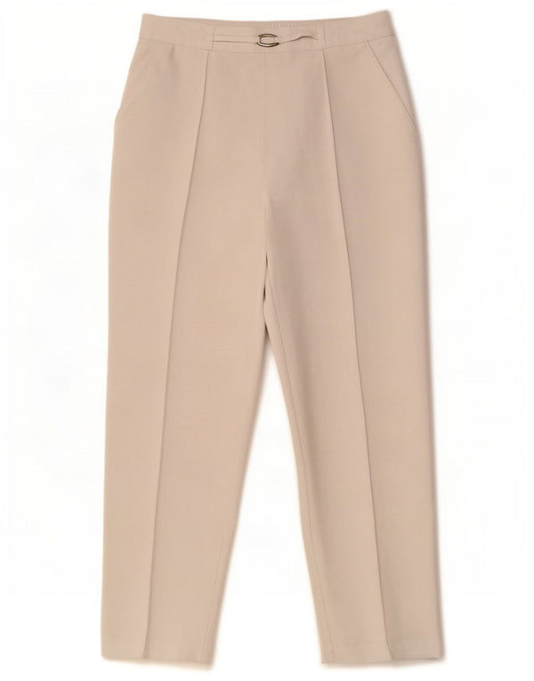 Marks & Spencer Pantalon droit décontracté pour femme UK 8 Small W26 L25 Blanc