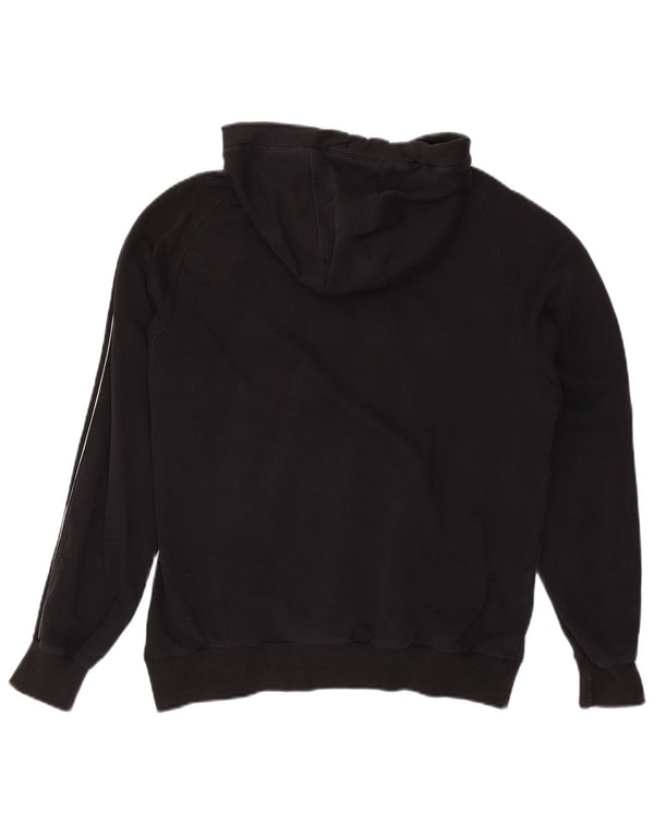 CHAMPION Pull à capuche graphique pour hommes, grand coton noir