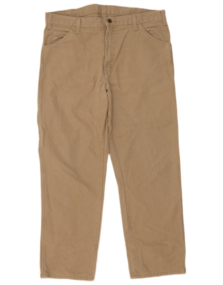 Dickies Pantalon cargo coupe décontractée pour homme W36 L30 Beige