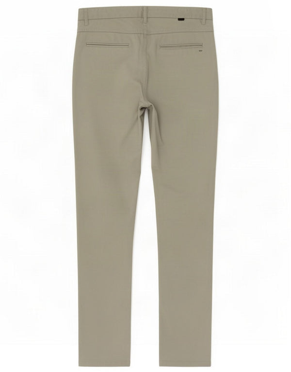 Zara Pantalon Chino Slim Homme EU 40 Medium W31 L33 Gris Coton