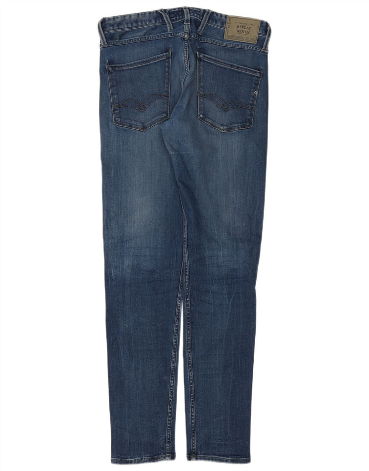 Replay Jean Slim Anbass Femme W29 L31 Bleu