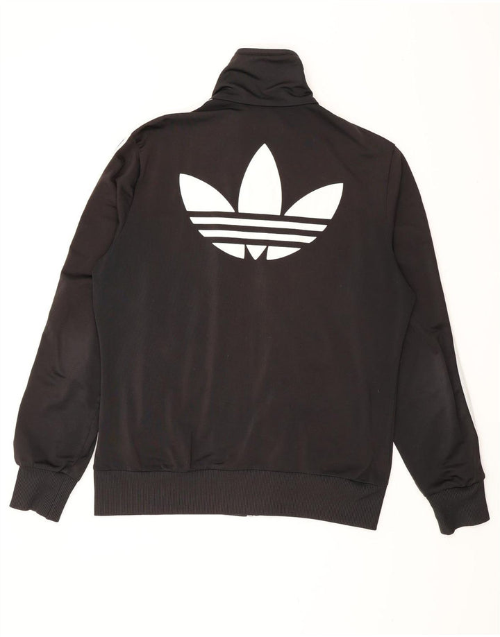 Adidas Veste de survêtement graphique pour femme EU 46 Large Noir Polyester