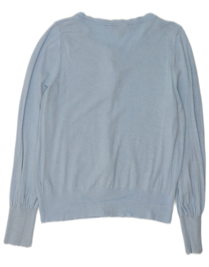 LIPSY Cardigan Femme Pull UK 42 Bleu Moyen Viscose