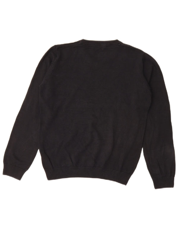 Marks & Spencer Pull col V pour garçon 12-13 ans Noir Coton
