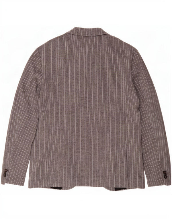 Joop Veste blazer à 2 boutons pour homme UK 40 Grandes rayures grises
