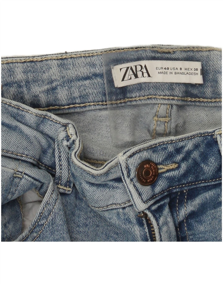 Zara Jean skinny pour femme EU 40 Medium W30 L27 Bleu