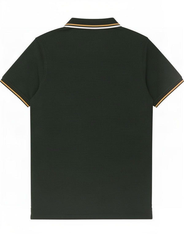 Jack & Jones Polo Homme Vert Moyen Coton