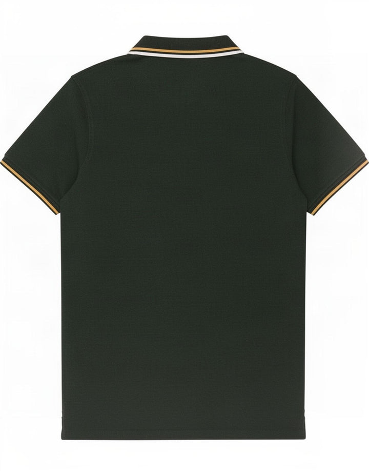 Jack & Jones Polo Homme Vert Moyen Coton