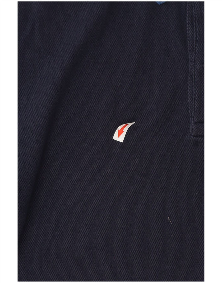 LACOSTE Homme Slim Fit Polo Taille 5 Grand Bleu Marine Coton