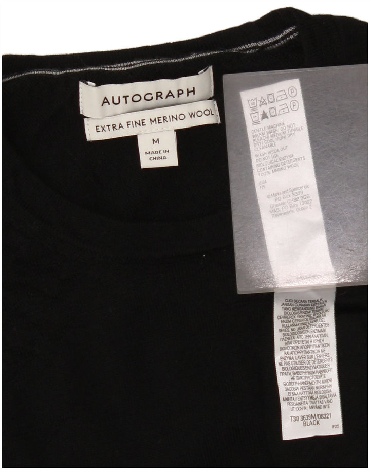 Marks & Spencer Pull à col rond Autograph homme noir moyen