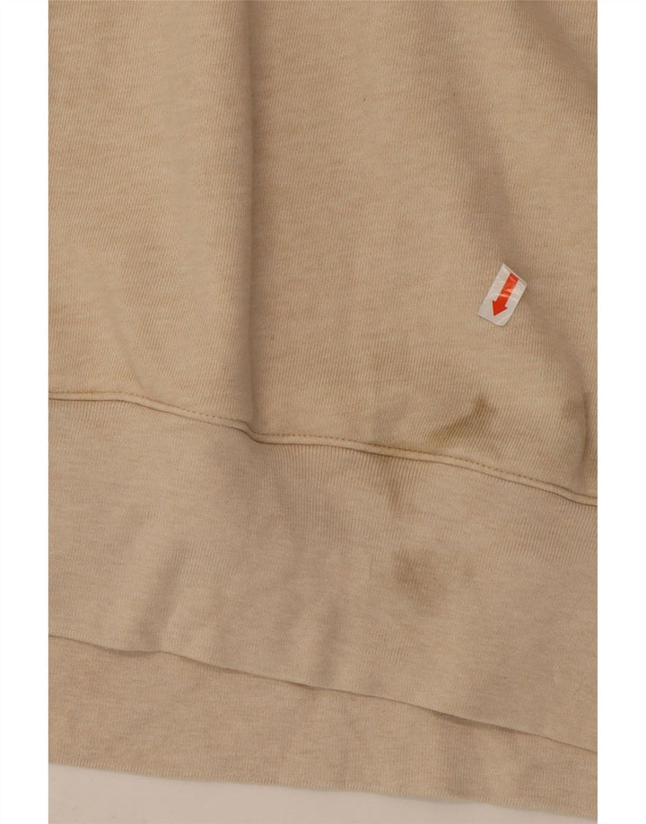 ADIDAS Pull à capuche pour homme Grand coton beige