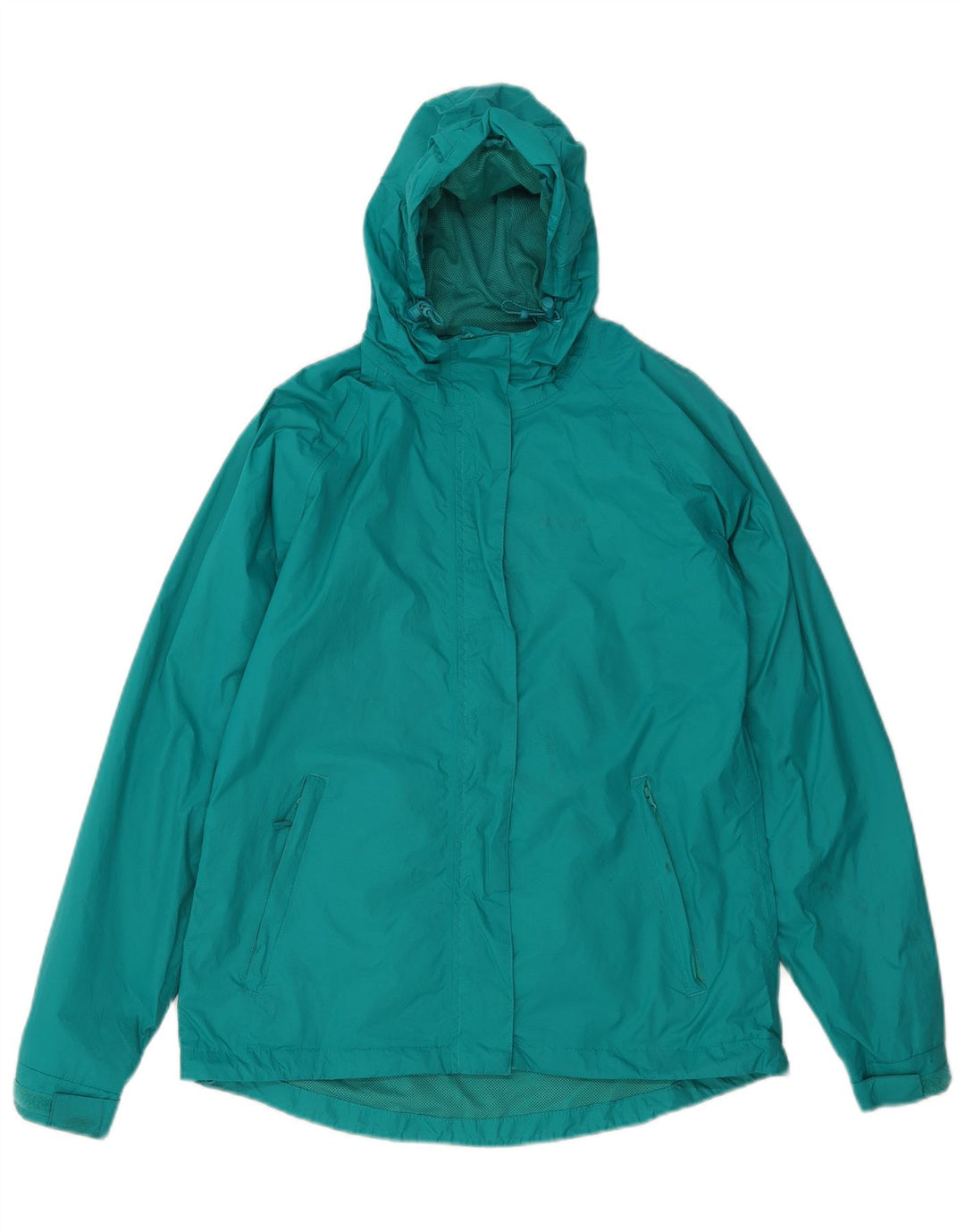 MOUNTAIN WAREHOUSE Veste de pluie à capuche pour femme UK 10 Small Turquoise