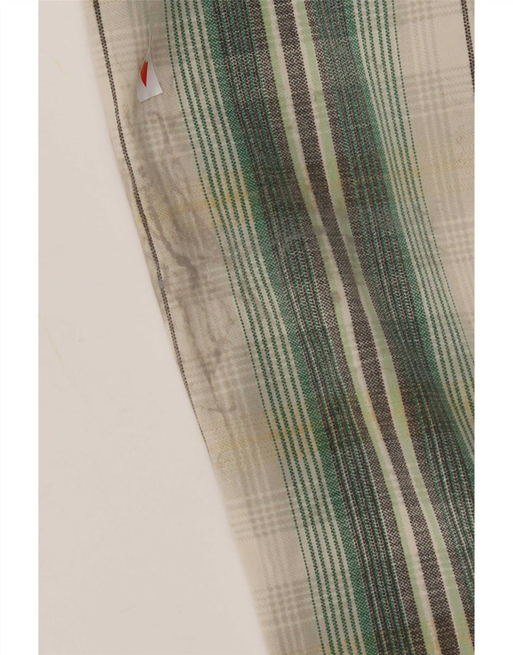 S.Oliver Pantalon Salopette Femme Moyen W32 L29 Vert à Carreaux Coton