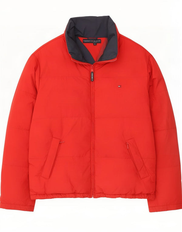 Tommy Hilfiger Veste matelassée pour hommes UK 42 XL Nylon rouge