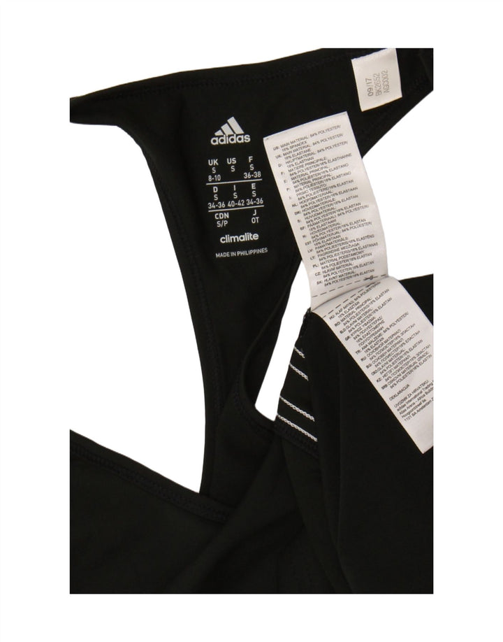 Adidas Climalite Débardeur pour femme UK 8/10 Petit Noir Polyester