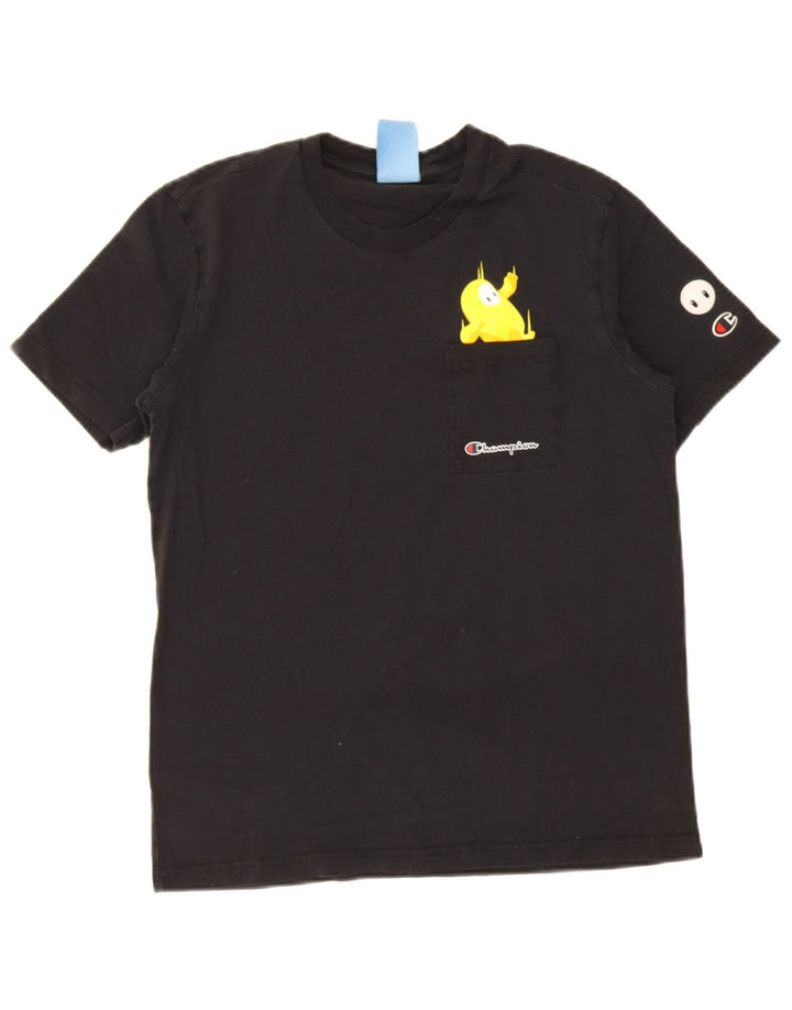 Champion T-Shirt Graphique Homme XS Noir