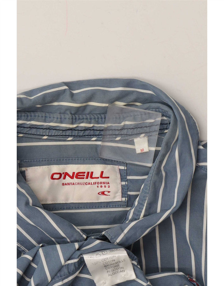 Chemise homme O'Neill en coton à fines rayures bleu moyen