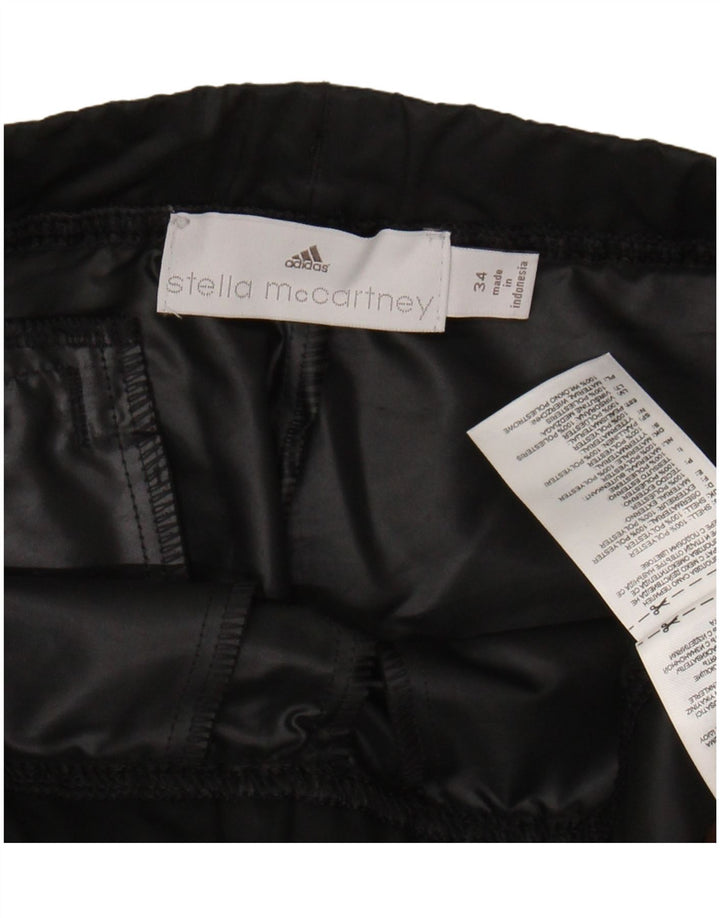 ADIDAS Womens Windbreaker Trousers UK 16 Large  Black Polyester