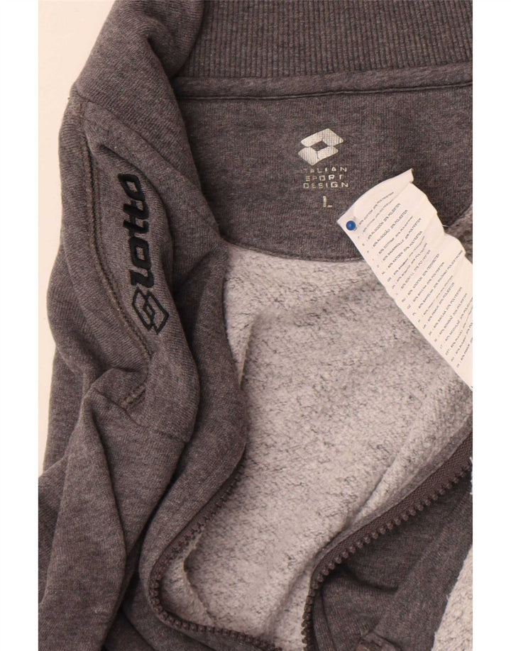 Lotto Veste de Survêtement Homme Grand Gris Coton