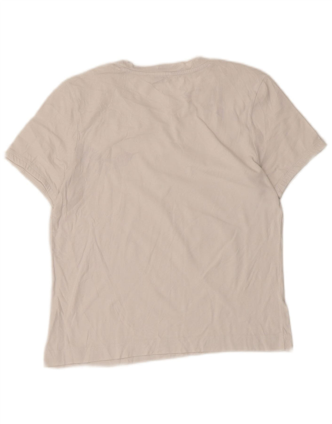 Zara Femme T-Shirt Top UK 12 Medium Blanc