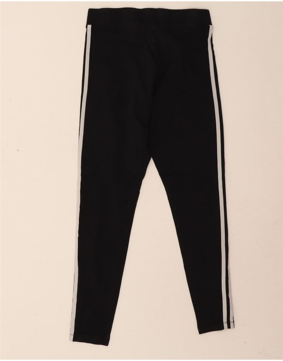 Adidas Leggings Femme UK 8 Petit Coton Noir