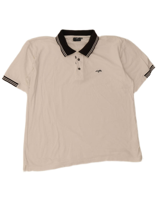 Lotto Polo Rugby Homme 2XL Blanc Rayé