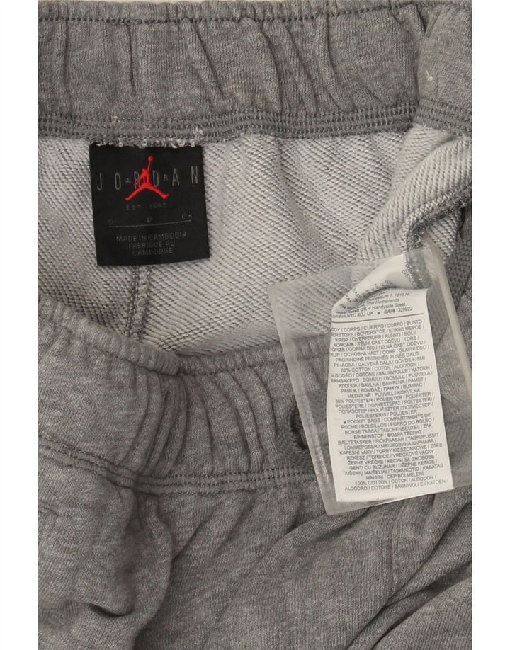 Jordan Pantalon de survêtement pour homme en coton gris Taille S