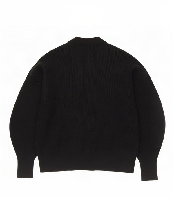 Zara Cardigan Femme Pull UK 14 Medium Noir